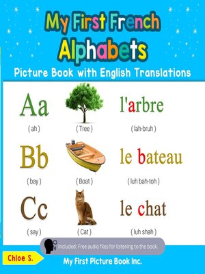 cover image of My First French Alphabets Picture Book with English Translations